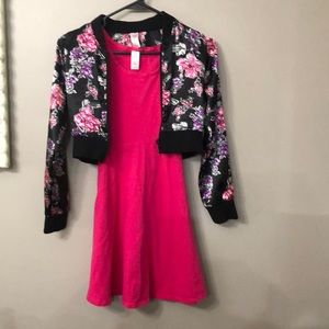 Justice 2 piece girls dress.